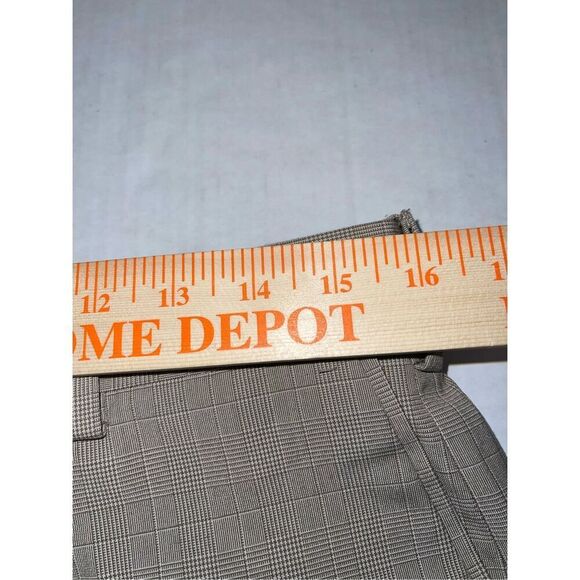 Louis Raphael Rosso Flat Front Straight Fit Men's Dress Pants 32X30 Tan Houndsto - Picture 5 of 7